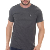 Camiseta Ralph Lauren Masculina Custom Fit - Cinza Graffite
