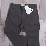 Calça Lacoste de Sarja Stretch Slim Fit - Chumbo