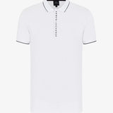 Camisa Polo Armani Exchange Slim Fit - Branca
