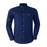 Camisa Ralph Lauren Social Regular Fit Azul Marinho