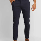 Calça Ralph Lauren Linho Straight Fit - Azul Marinho