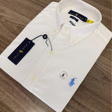 Camisa Social Ralph Lauren Manga Curta - Branca