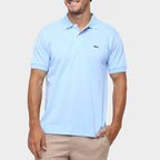Camisa Gola  Polo Lacoste Regular Fit Azul Claro
