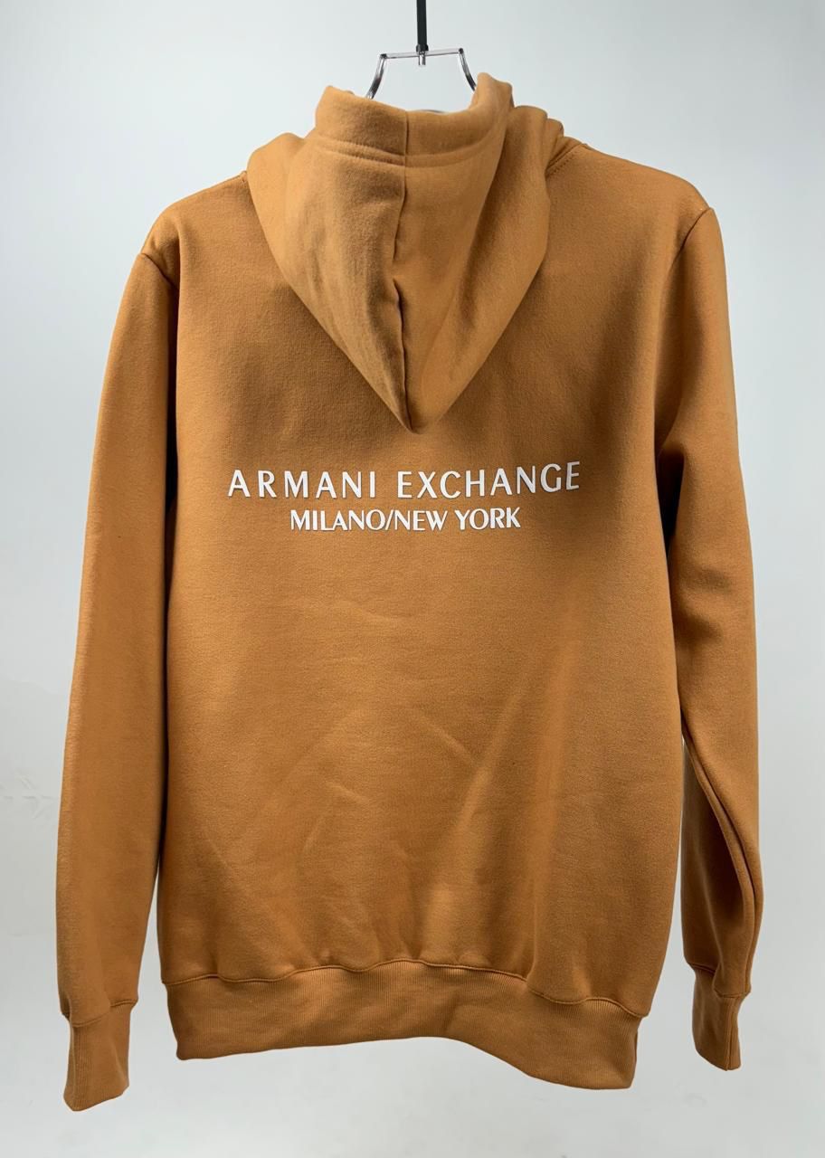 Moletom Armani Exchange - Caramelo com capuz