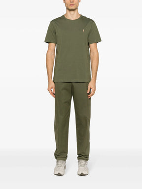 Camiseta Ralph Lauren Masculina Custom Fit - Verde Musgo