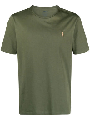 Camiseta Ralph Lauren Masculina Custom Fit - Verde Musgo