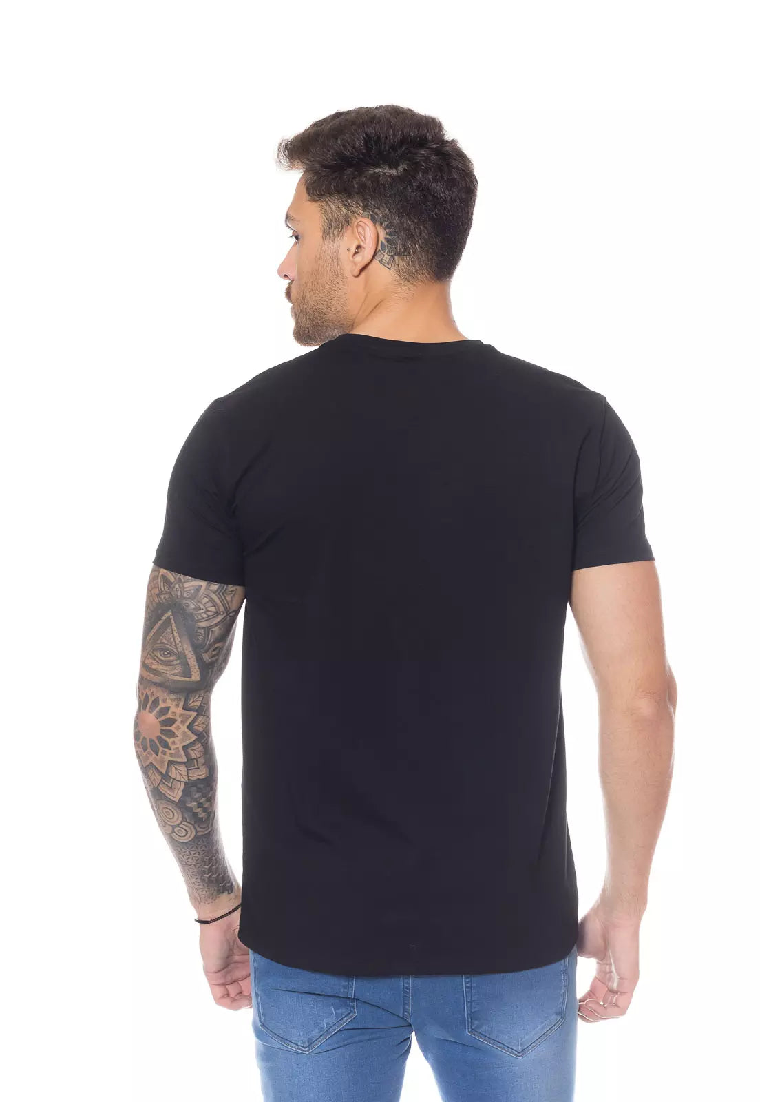 CAMISETA MASCULINA - PRETA | 49196 / 48904.
