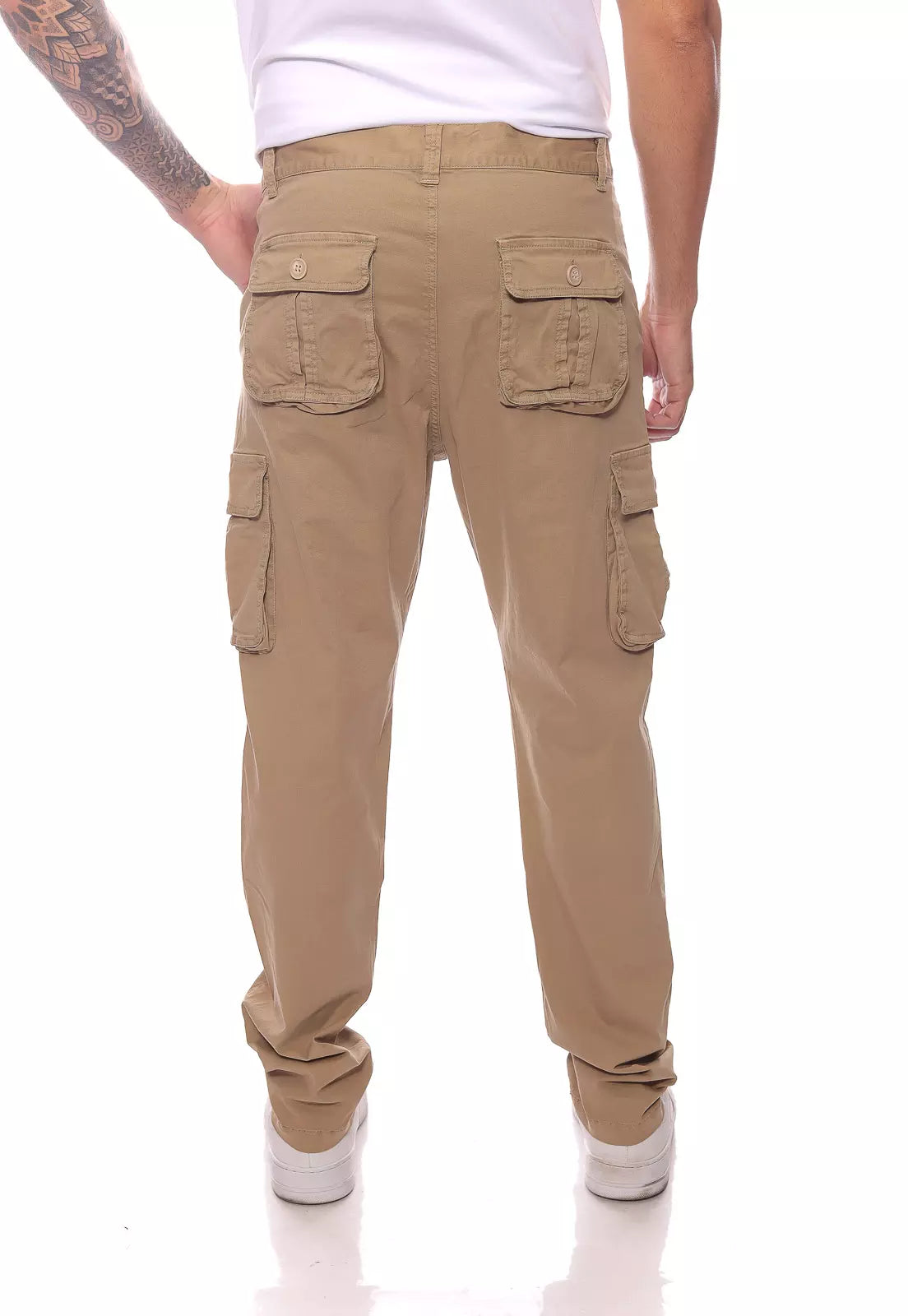 CALÇA CARGO COLOR MASCULINA - KAQUI / REF49446