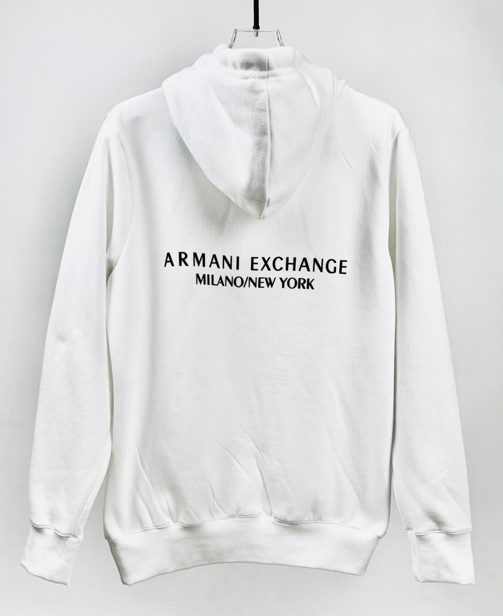 Moletom Armani Exchange - Branco com capuz