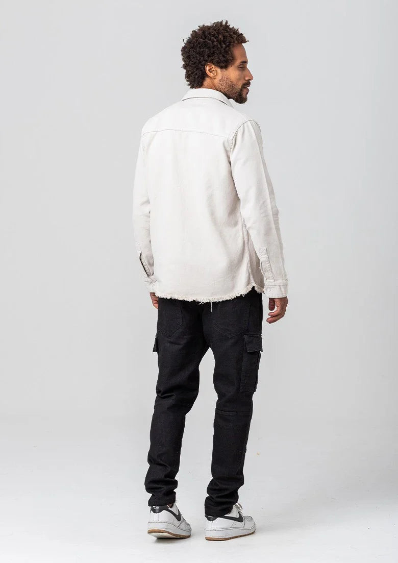 Camisa Sarja Rock e Soda Masculina - OFF WHITE / 45800