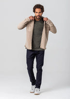 Camisa Sarja Rock e Soda Masculina - Kaqui / 45800