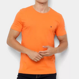 Camiseta Tommy Hilfiger Masculina Classic Nape Laranja
