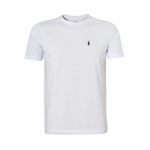 Camiseta Ralph Lauren Masculina Custom Fit - Branca