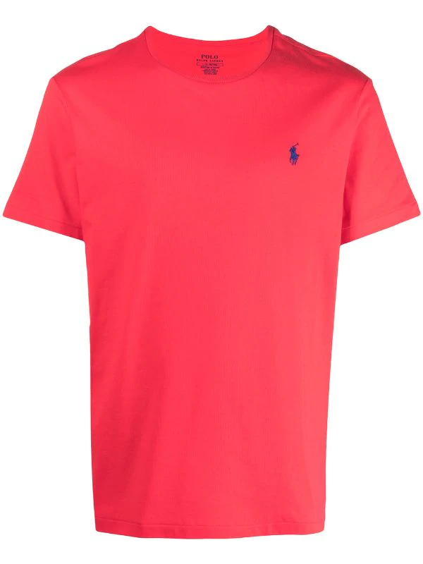 Camiseta Ralph Lauren Masculina Custom Fit -  Vermelha