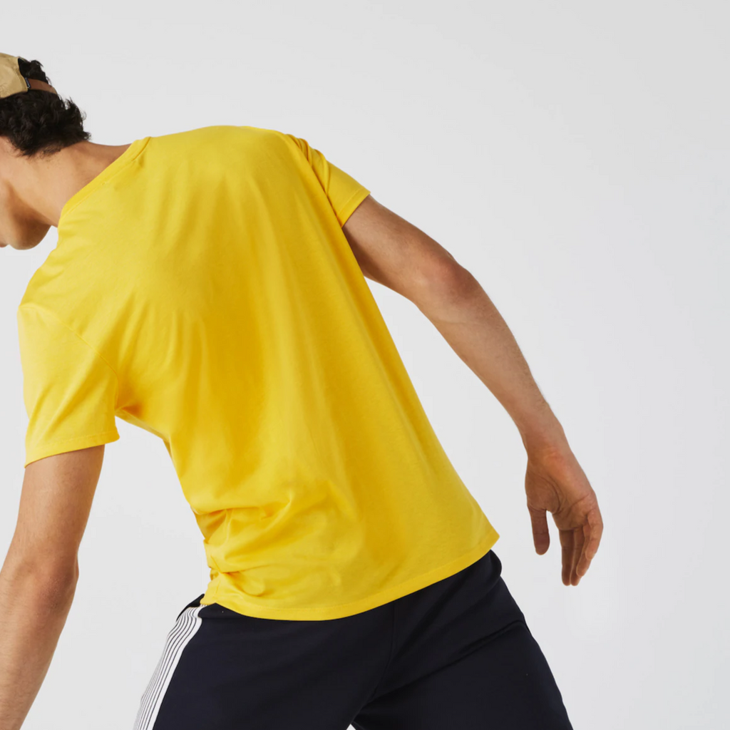 Camiseta Lacoste Masculina Jersey - Amarela
