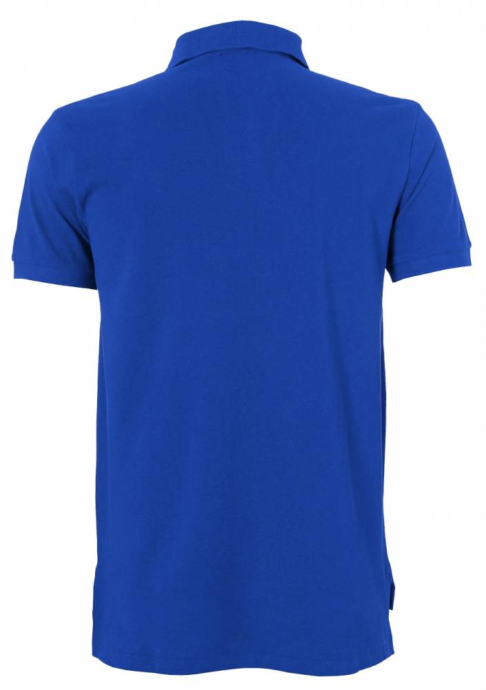 Camisa Gola Polo Ralph Lauren Masculina Custom Fit - Azul Royal
