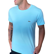 Camiseta Lacoste Masculina Jersey - Azul Bebê