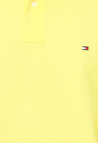 Camisa Gola Polo Tommy Hilfiger Masculina Coupe Sur Ivy - Amarela
