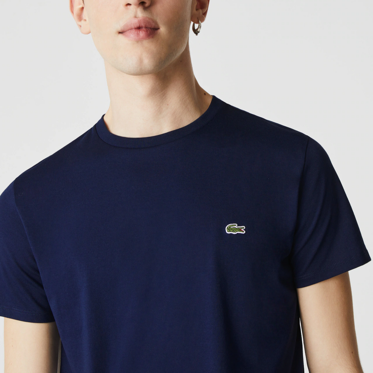 Camiseta Lacoste Masculina Jersey - Azul Marinho