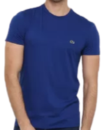 Camiseta Lacoste Masculina Jersey - Azul Royal