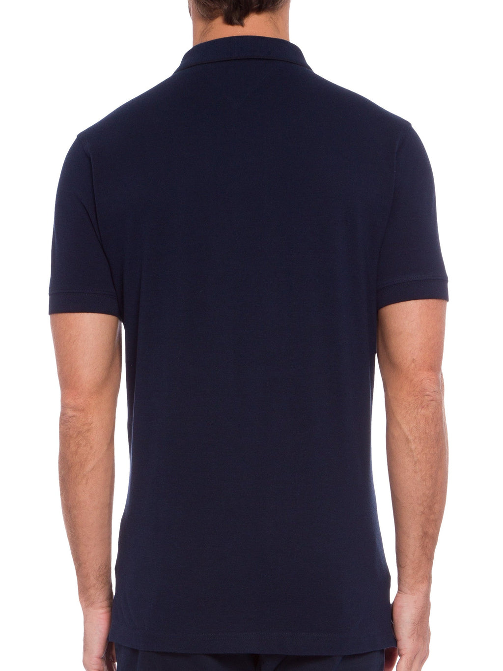 Camisa Gola Polo Tommy Hilfiger Masculina Coupe Sur Ivy - Azul Marinho