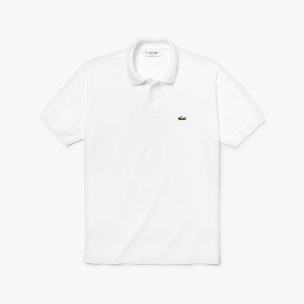 Camisa Gola Polo Lacoste Regular Fit Branca