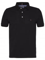 Camisa Gola Polo Tommy Hilfiger Masculina Coupe Sur Ivy - Preta
