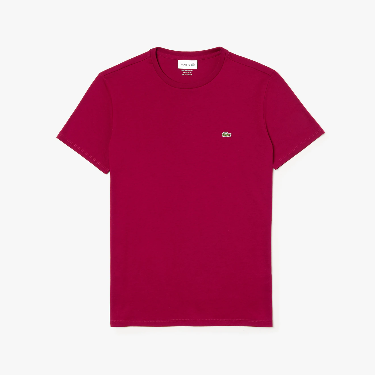 Camiseta Lacoste Masculina Jersey - Marsala