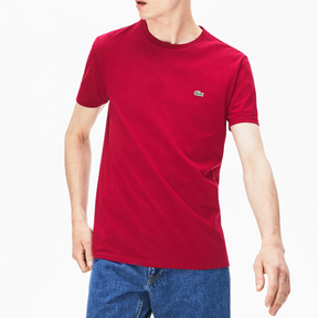 Camiseta Lacoste Masculina Jersey - Marsala