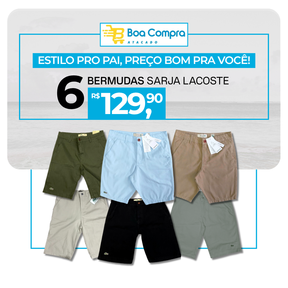 6 Bermuda Lacoste Sarja