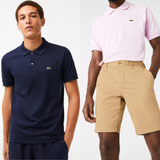 Kit Lacoste - 1 Camisa Polo + 1 Bermuda Sarja