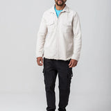 Camisa Sarja Rock e Soda Masculina - OFF WHITE / 45800