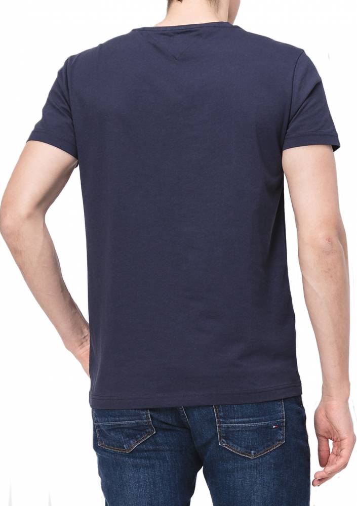 Camiseta Tommy Hilfiger Masculina Classic Nape Azul Marinho