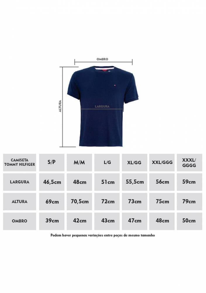 Camiseta Tommy Hilfiger Masculina Classic Nape Vermelha