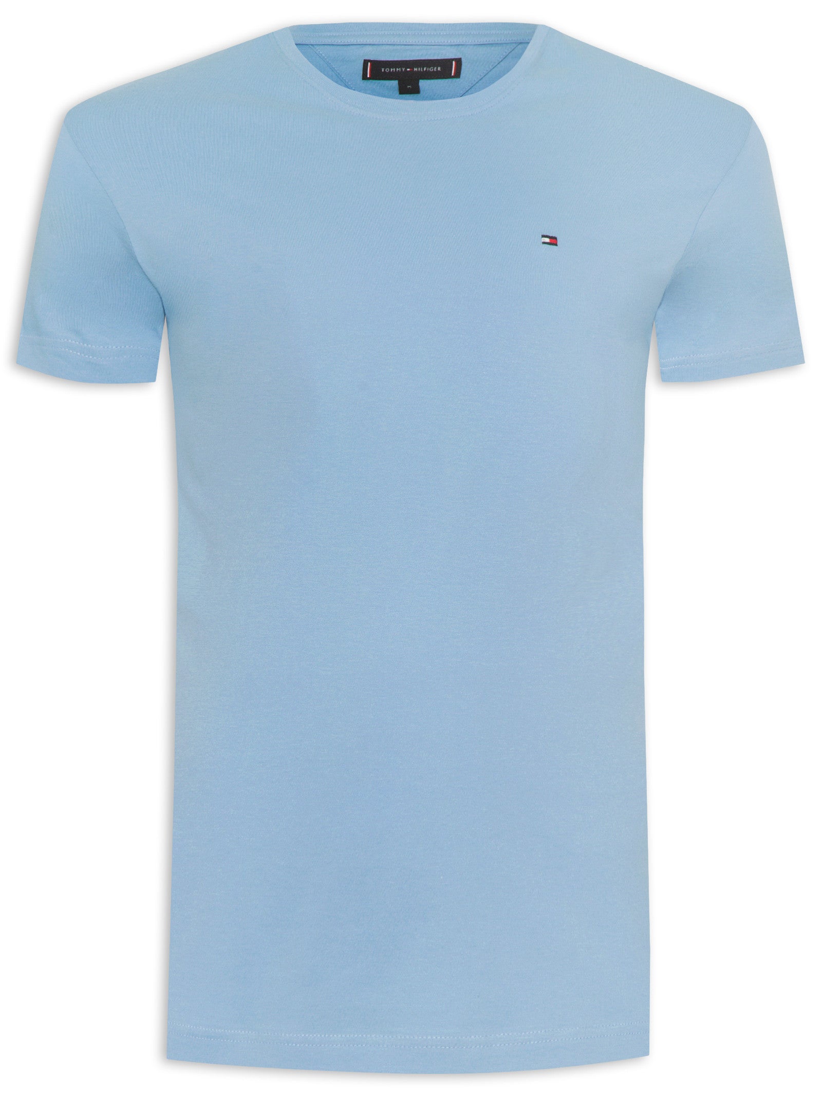 Camiseta Tommy Hilfiger Masculina Classic Nape Azul Claro