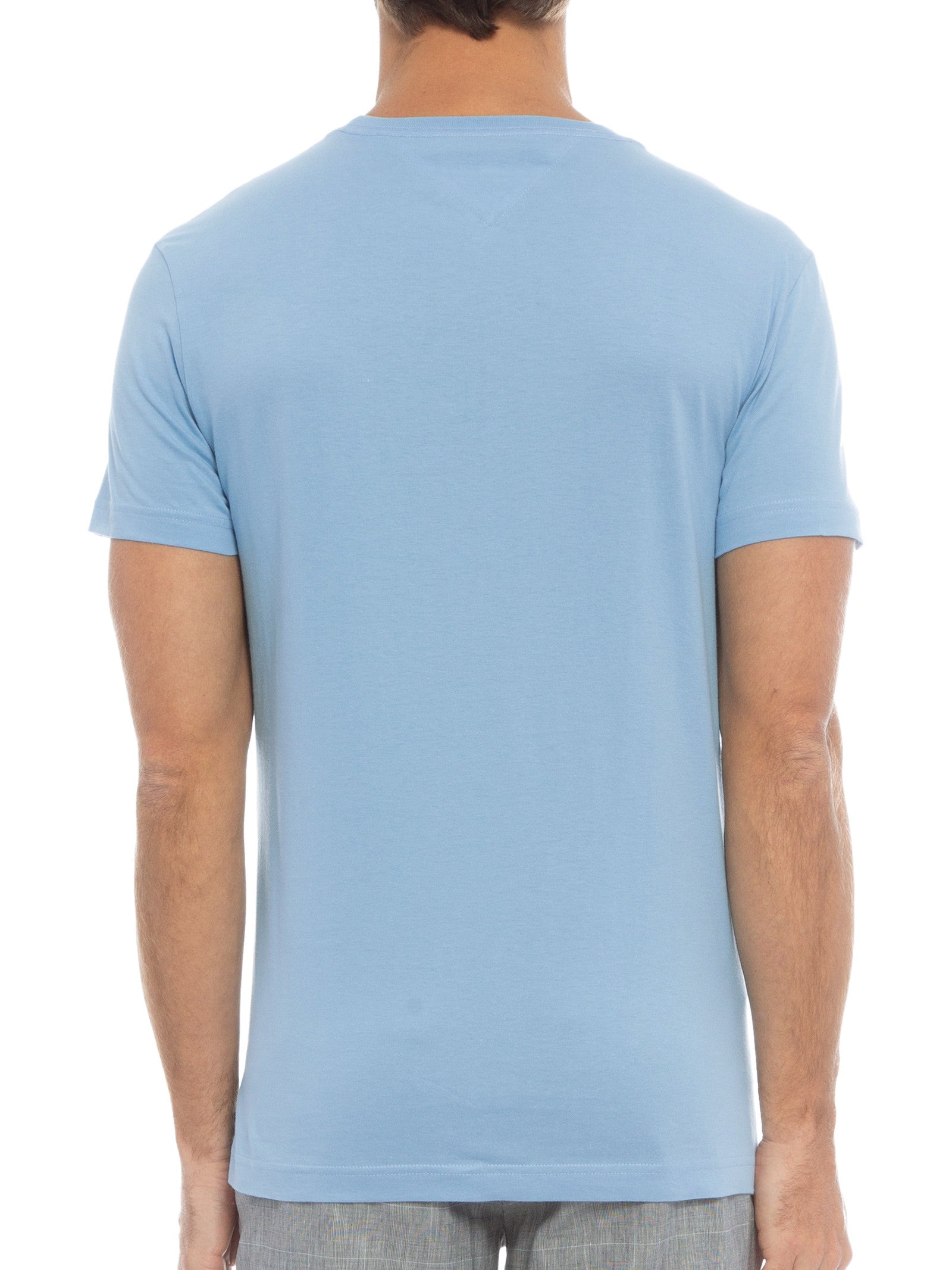 Camiseta Tommy Hilfiger Masculina Classic Nape Azul Claro