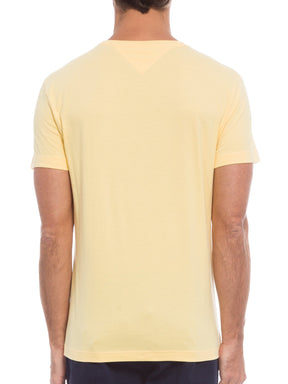 Camiseta Tommy Hilfiger Masculina Classic Nape Amarela