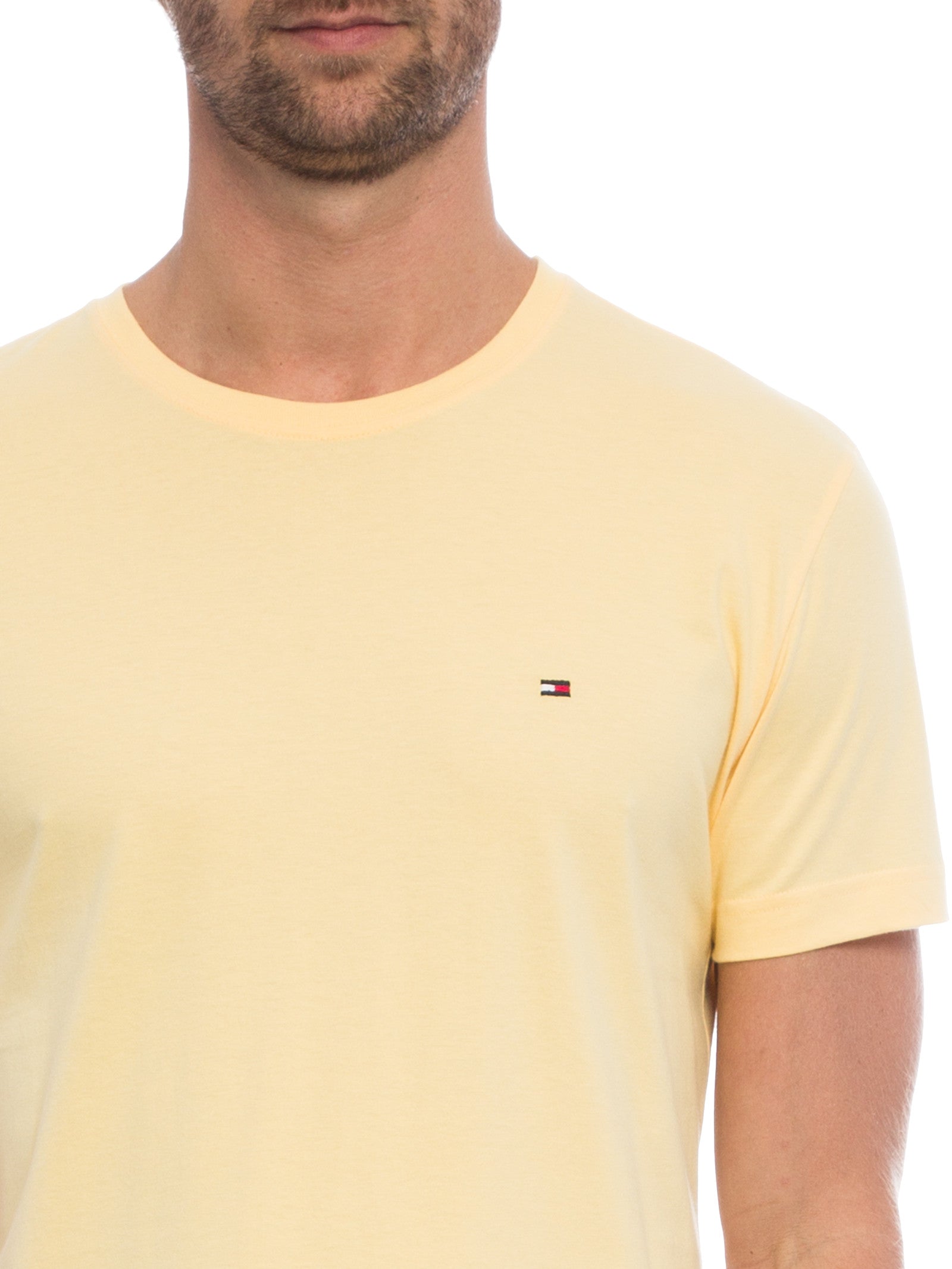 Camiseta Tommy Hilfiger Masculina Classic Nape Amarela