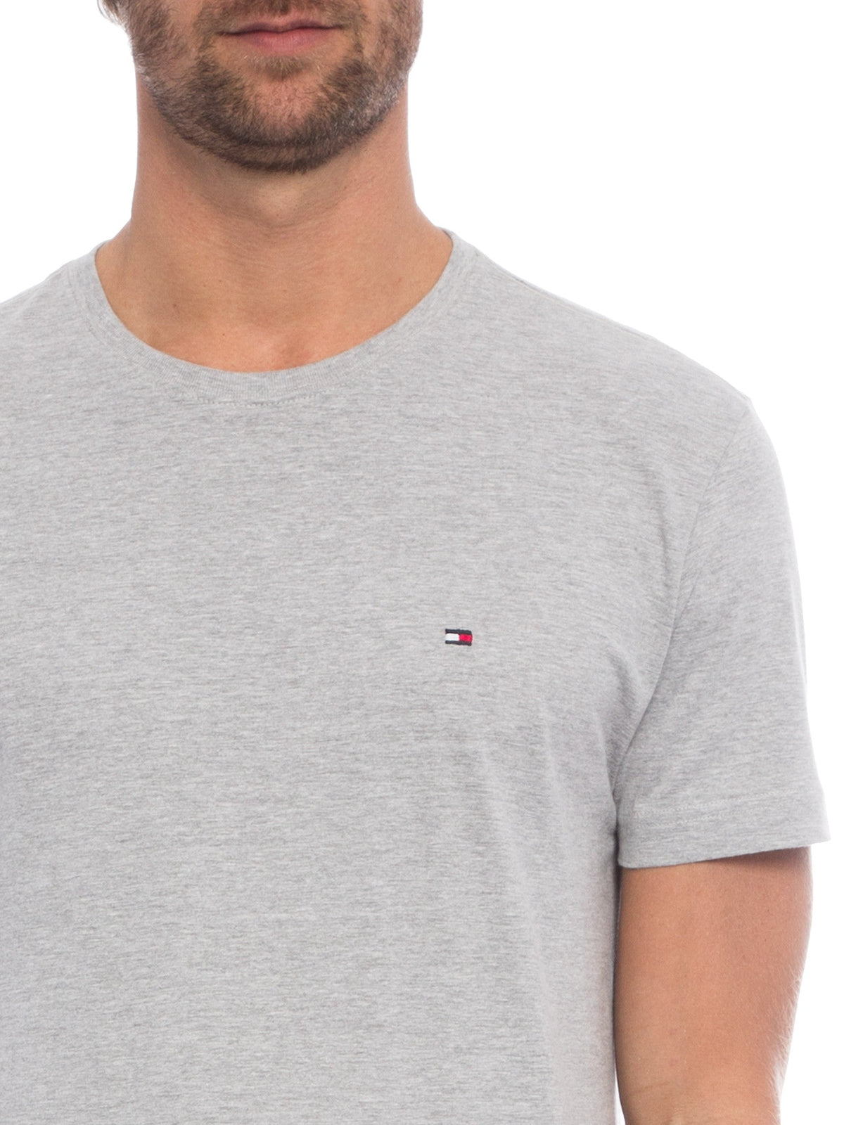 Camiseta Tommy Hilfiger Masculina Classic Nape Cinza