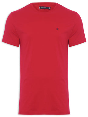 Camiseta Tommy Hilfiger Masculina Classic Nape Vermelha