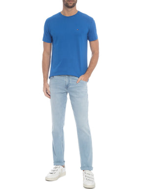 Camiseta Tommy Hilfiger Masculina Classic Nape Azul Royal