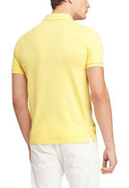 Camisa Gola Polo Ralph Lauren Masculina Custom Fit - Amarelo Claro
