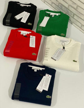 KIT 02 SUETERS LACOSTE REGULAR FIT