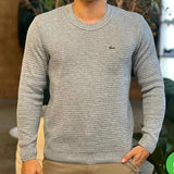 Suéter Masculino Lacoste - Cinza
