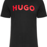 Camiseta Hugo Boss Regular Fit Logo Preta