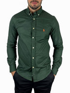 Camisa Social Ralph Lauren Oxford - Verde