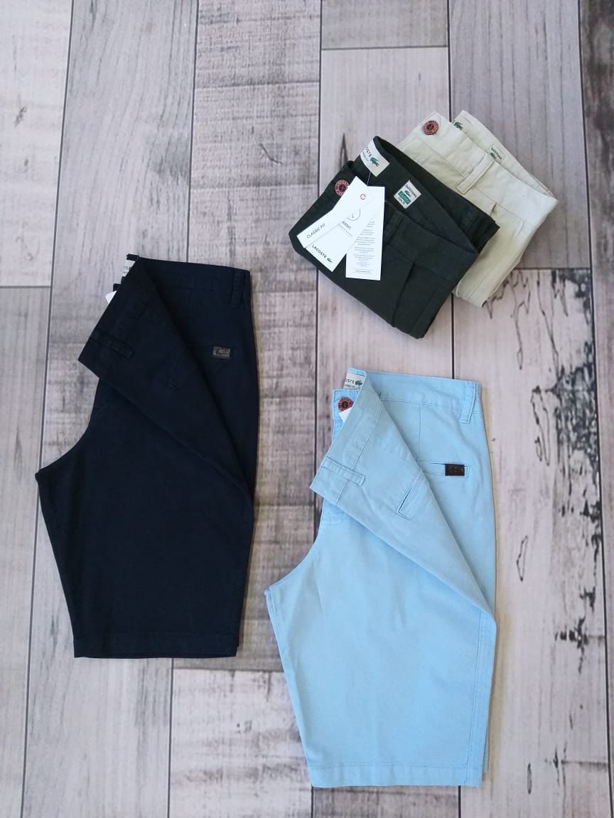 Kit Lacoste - 1 Camisa Polo + 1 Bermuda Sarja