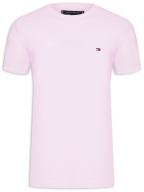 Camiseta Tommy Hilfiger Masculina Classic Nape Rosa Bebê