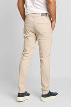 Calça Ralph Lauren Linho Straight Fit - Bege